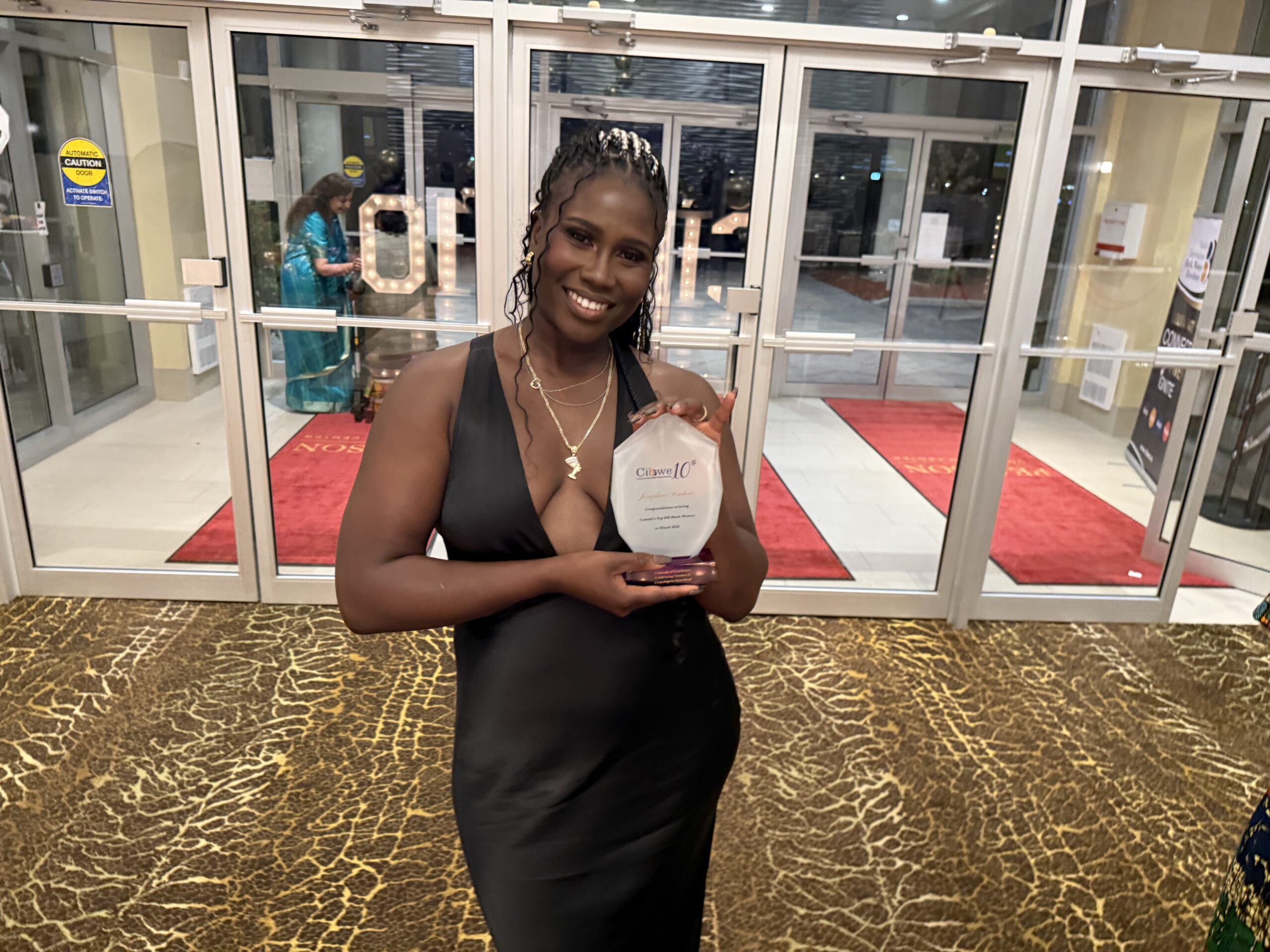 Josephine Sindani — CIBWE Canada's Top 100 Black Women to Watch, Black Pearls Gala 2025