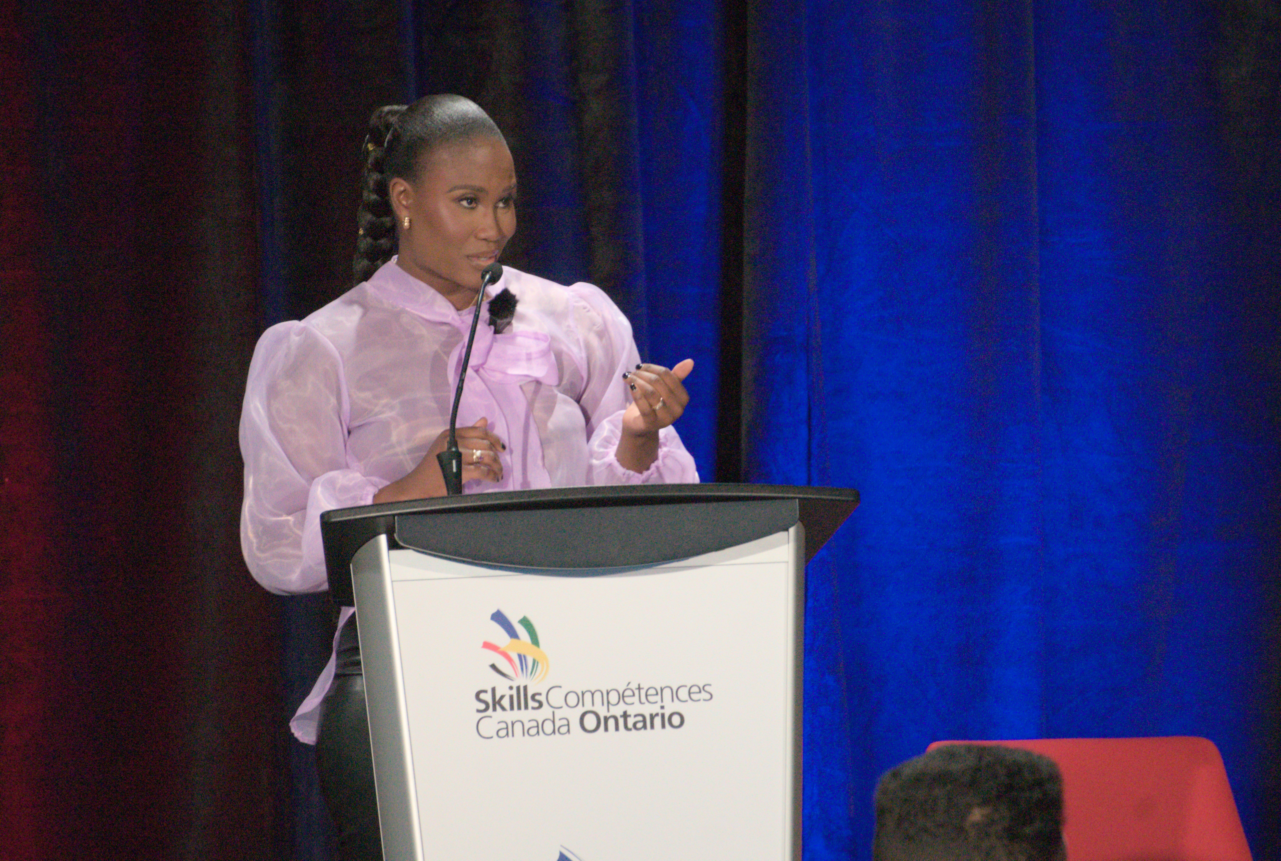 Josephine Sindani at Umoja event
